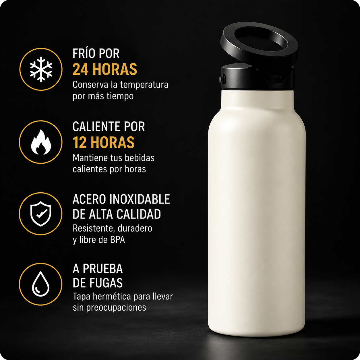 Daluro™ Termo Botella Magnética Premium 750ml